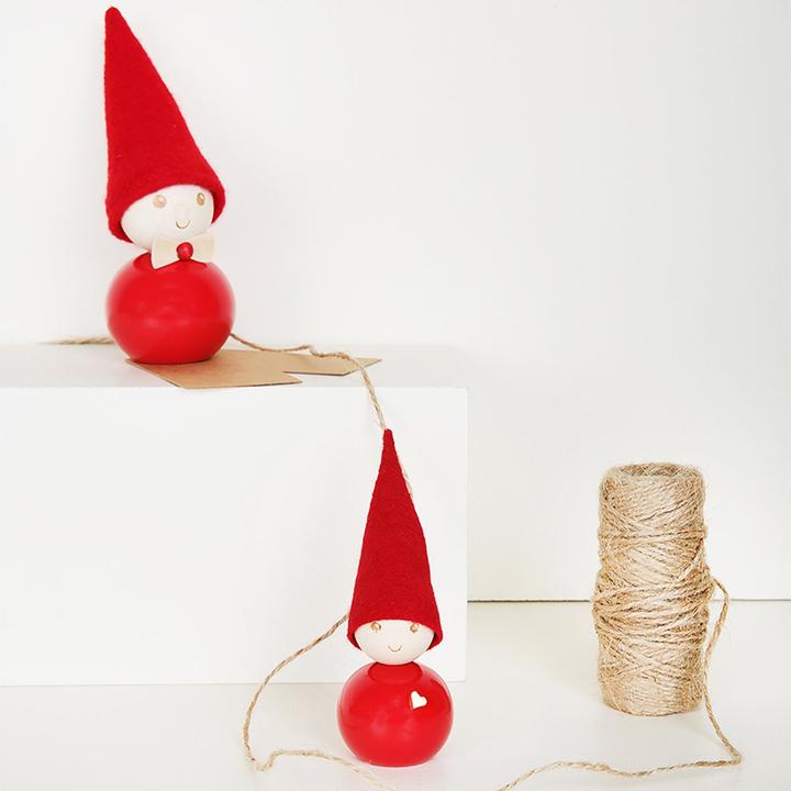 Tonttu Elf 9cm  Kultasydän