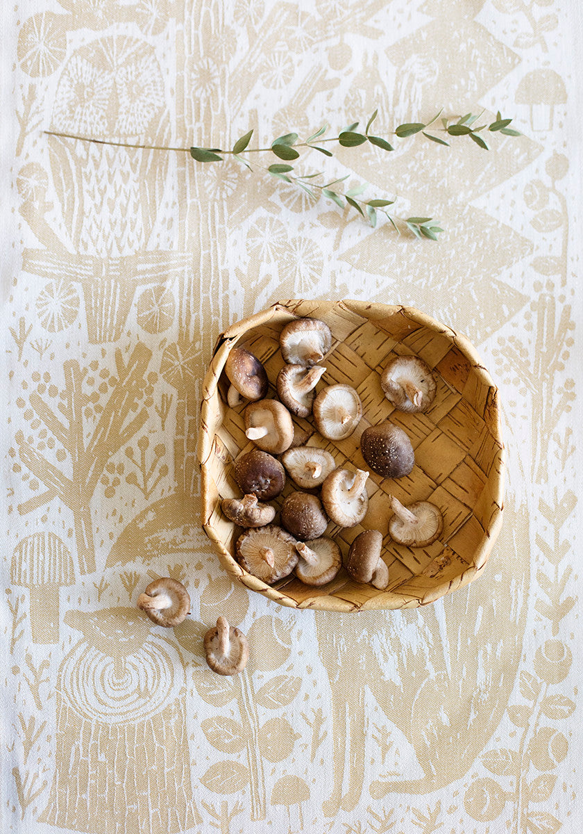 Metsikkö tea towel 46x70cm -white-linen