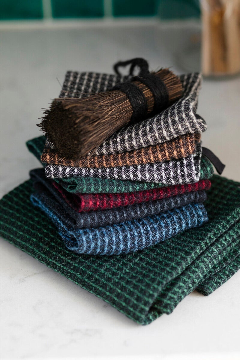 MAIJA dishcloth ( 59/white-aspen green, 25 x 32 cm)