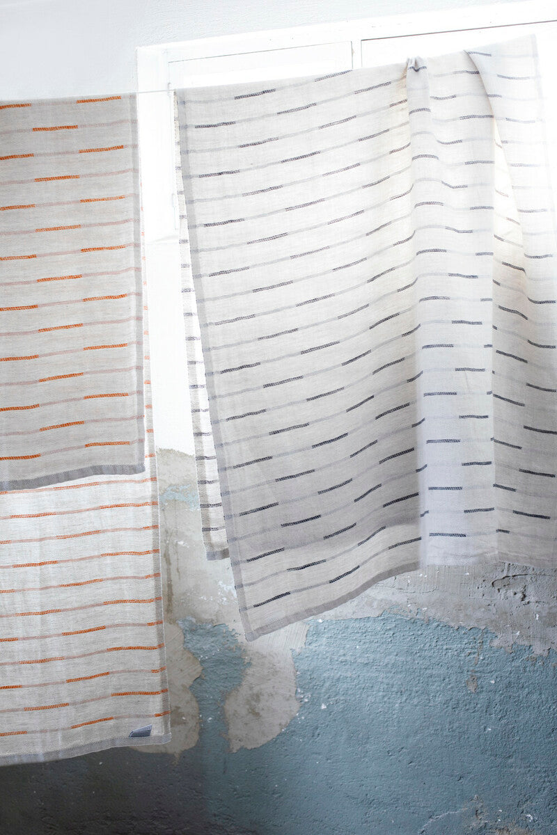 PAUSSI towel 95x180cm 99/white- grey