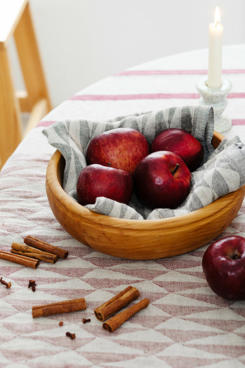 TRIANO towel (white-cinnamon, 48 x 70 cm) *