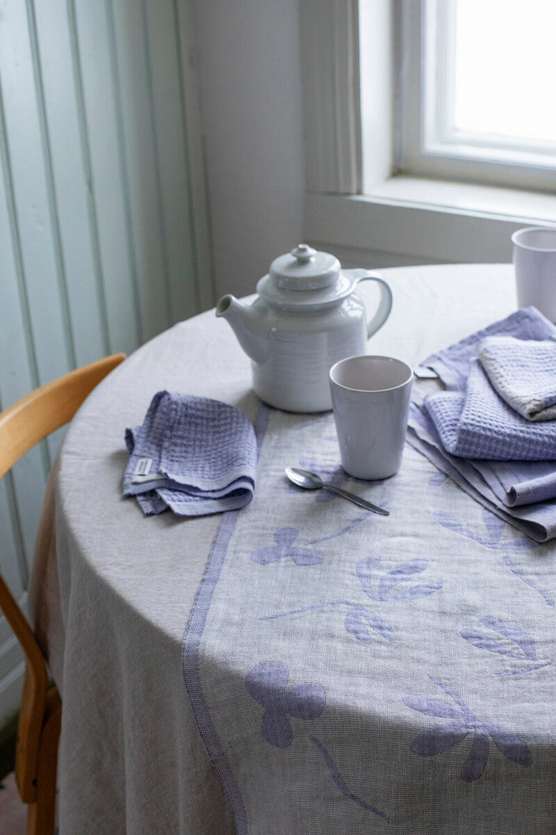 FRIIDA towel 48x70cm 2/linen-lavender 100% washed linen