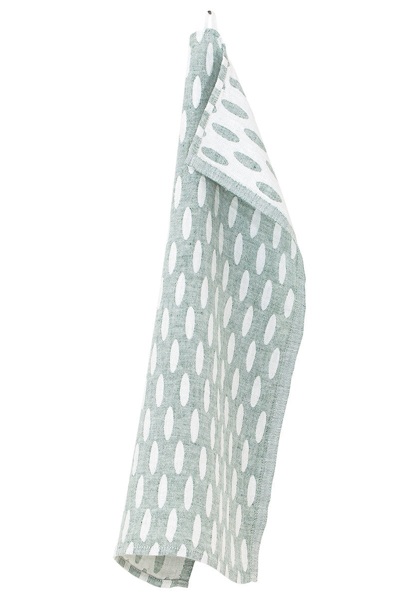 HELMI towel (white-aspen green, 48 x 70 cm) *