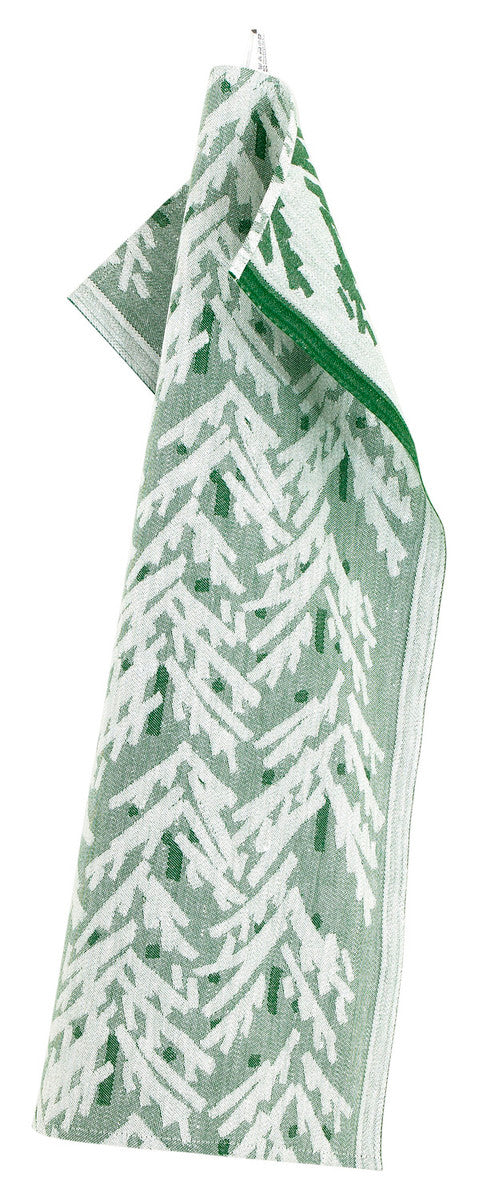KUUSI towel (white-black, 46 x 70 cm)