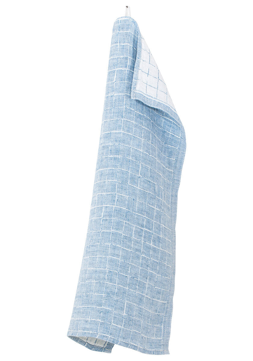 Lastu  towel (45/white-rainy blue, 48 x 70 cm)