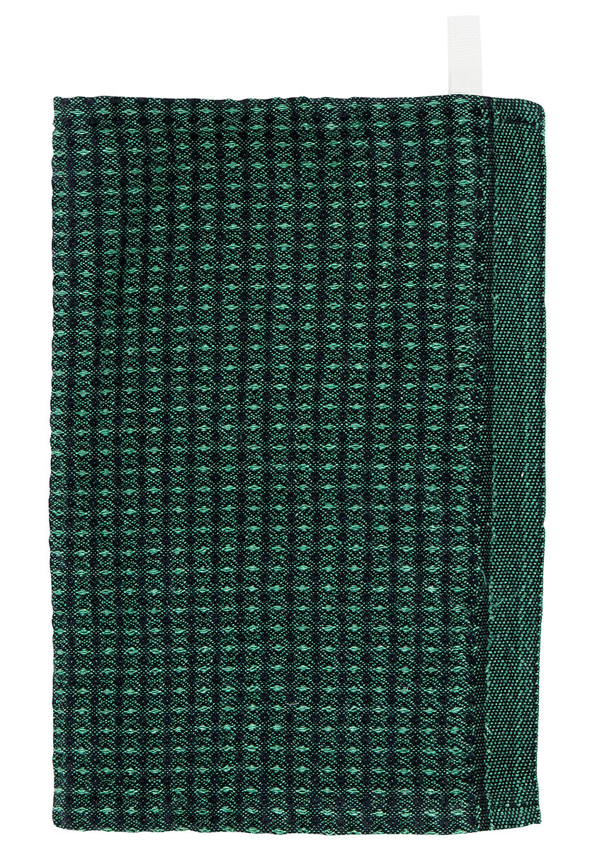 MAIJA dishcloth ( 65/black-aspen green , 25 x 32 cm)