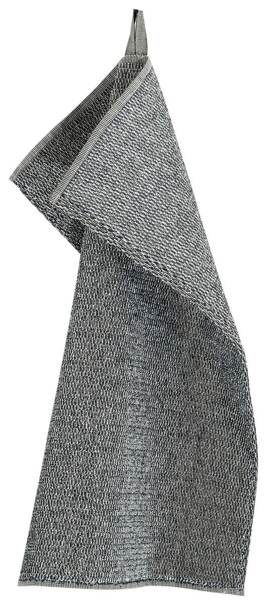 MERI towel 75x150cm   18/white-brown-black linen terry