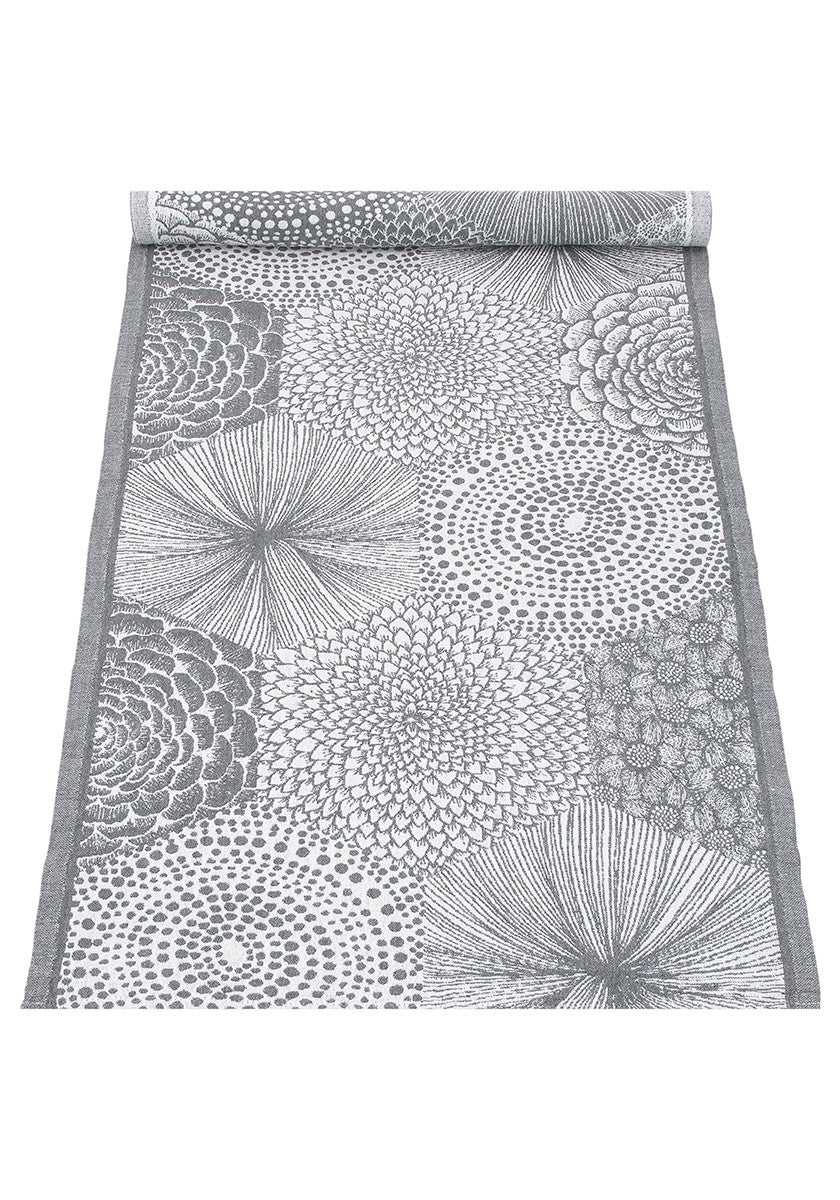 RUUT towel, 48 x 70 cm white-grey 81787 *