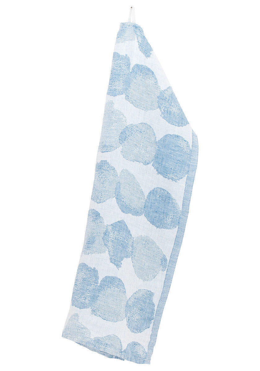 SADE towel 48x70cm 5/white-rainy blue
