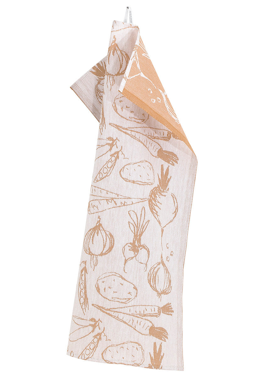 SADONKORJUU towel 46x70cm 3/white-cinnamon 79937