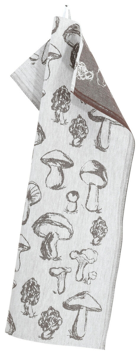 Sienimetsä tea towel (white-brown, 46 x 70 cm) *