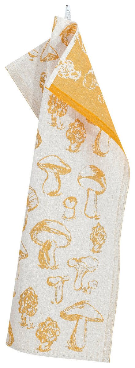 Sienimetsä tea towel (white-cloudberry, 46 x 70 cm)