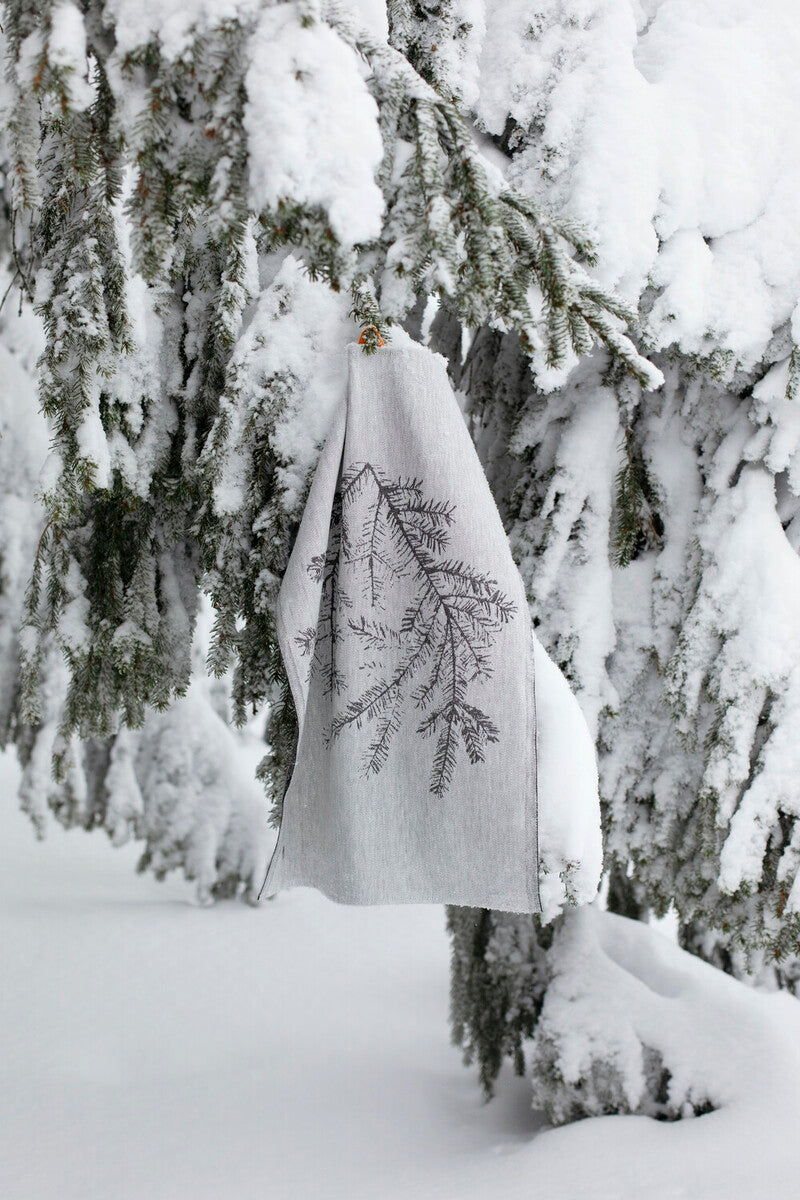 HAVU x Teemu Järvi towel (white-black, 46 x 70 cm)