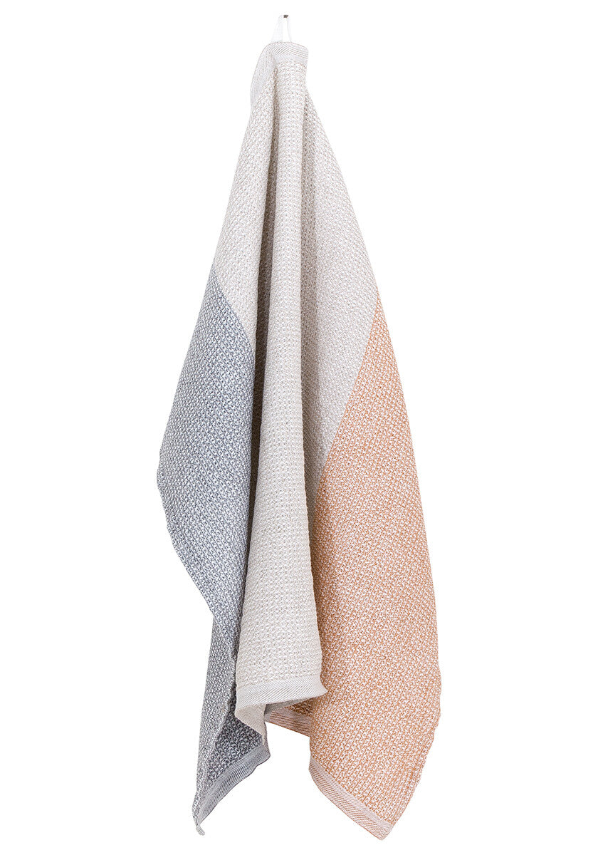 TERVA towel 65x130 cm white-multi cinnamon *