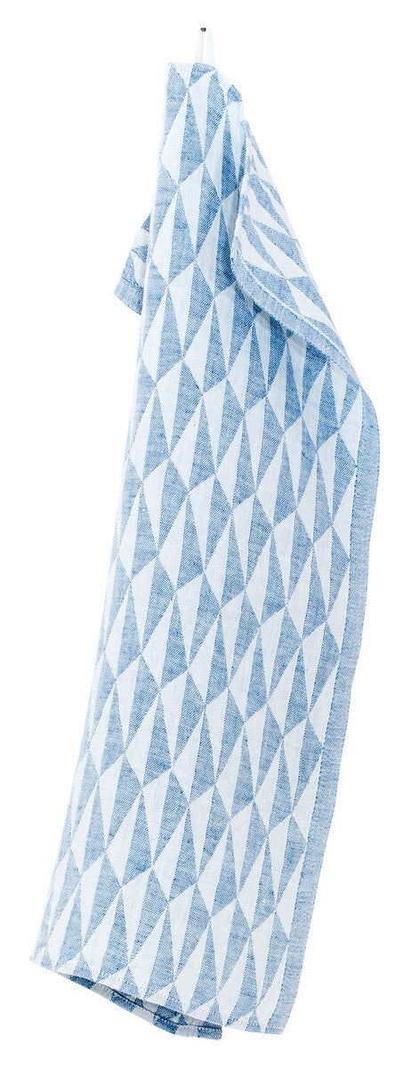 TRIANO towel (white-blue, 48 x 70 cm) *