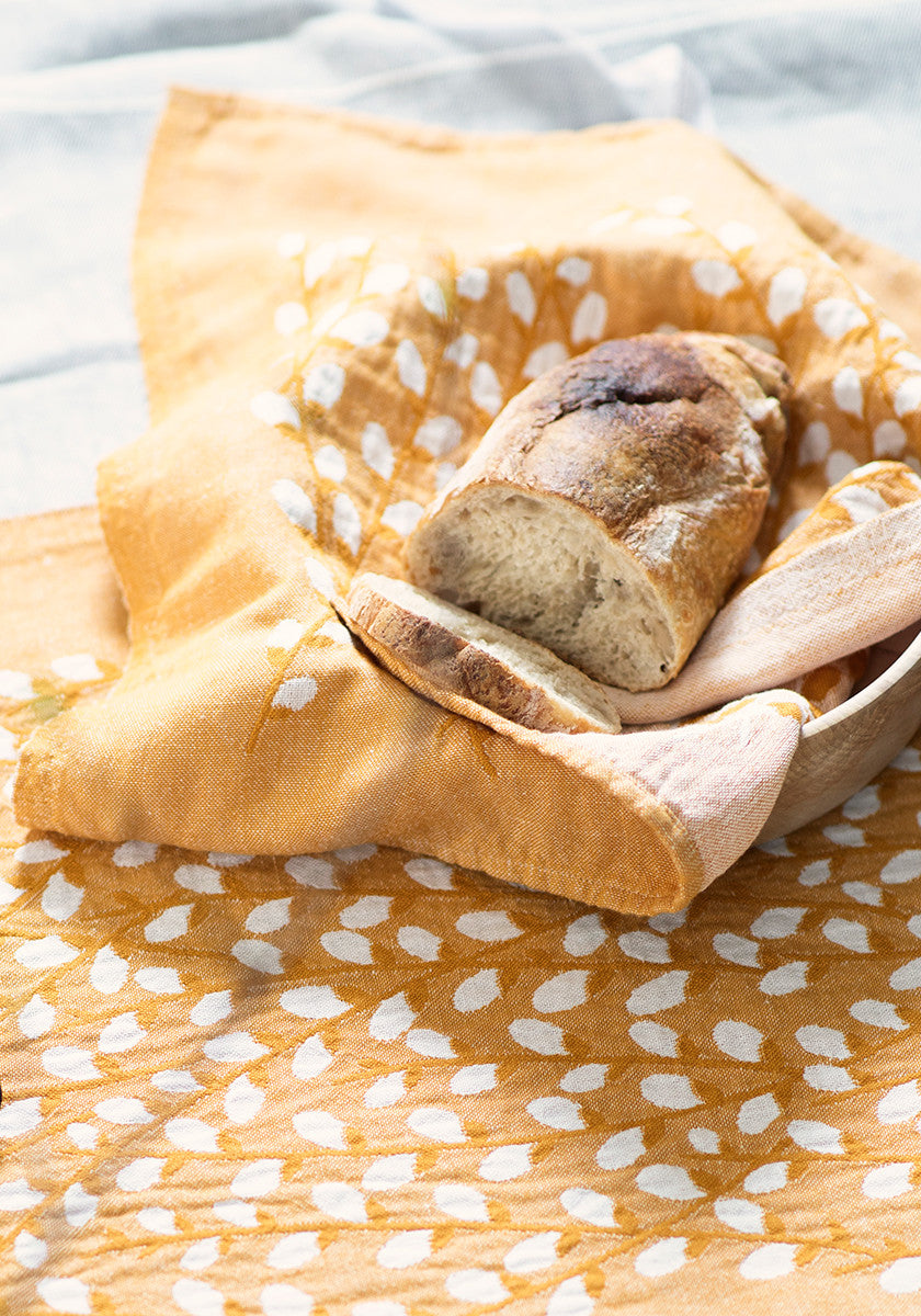 VARPU towel 48x48cm 8/white-grey washed linen-cotton *