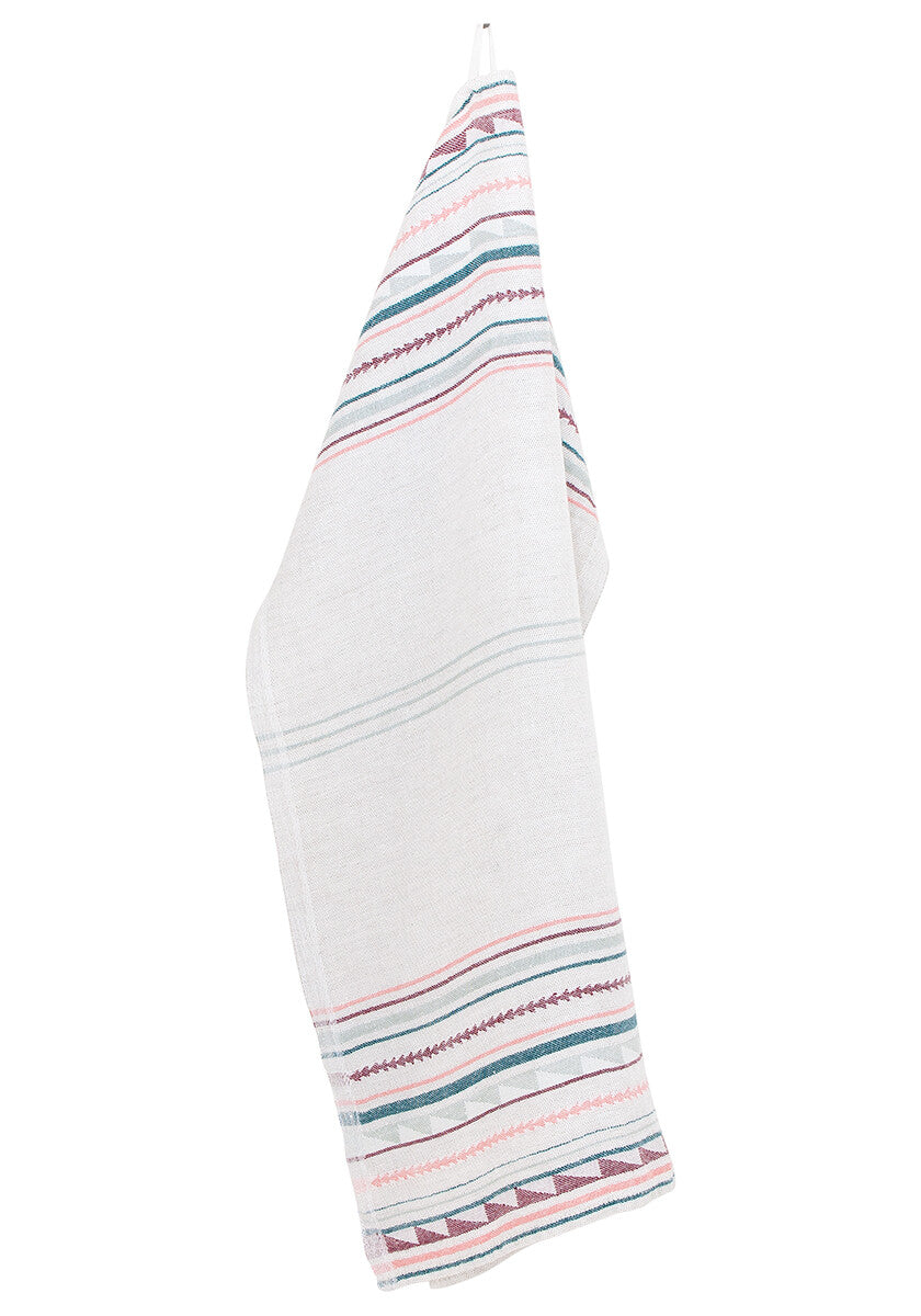 WATAMU towel 95x180cm 3/grey-bordeaux *