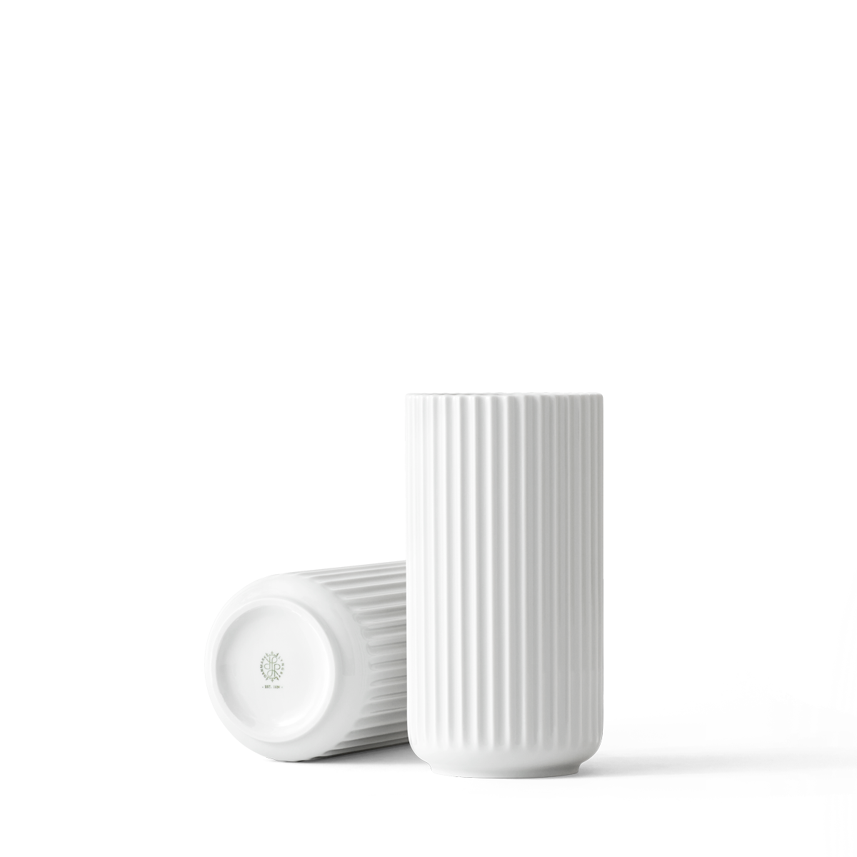Vase H20 cm Porcelain  White