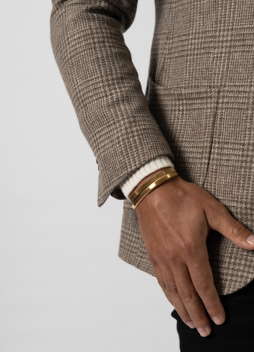 SKULTUNA cuffs ICON cuff - matte gold