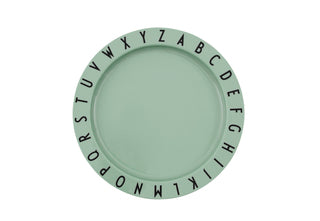 Eat & Learn plate tritan plate green