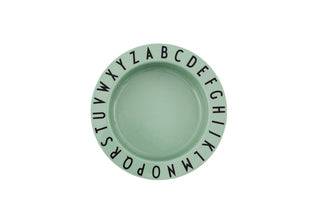 Eat & Learn deep plate tritan  deep plate / bowl with lip green