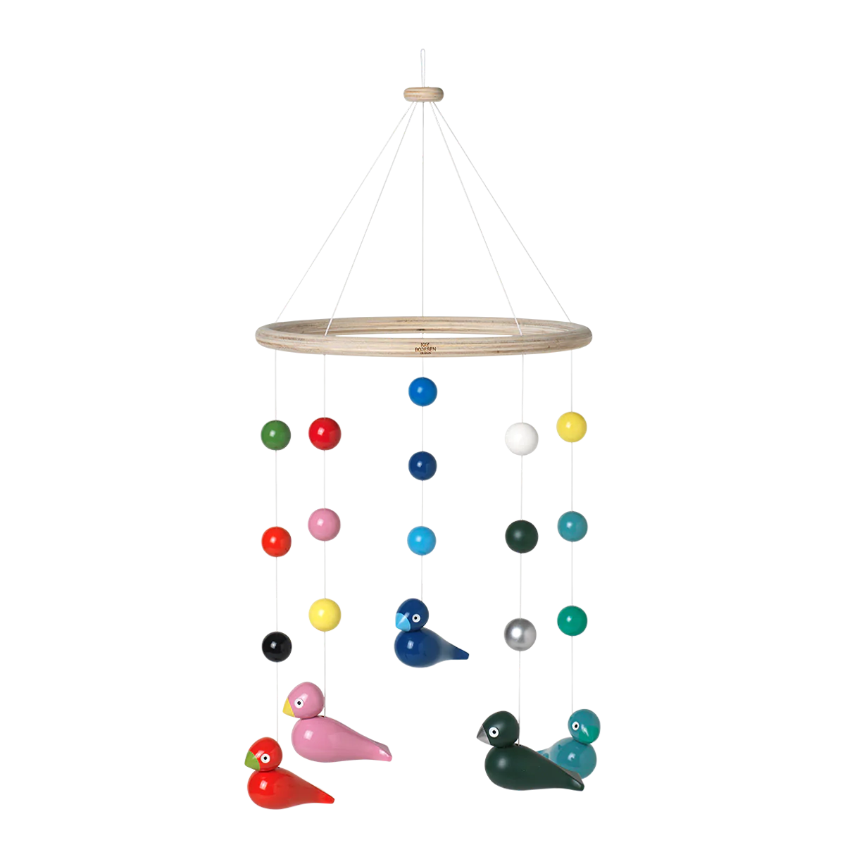 Kay Bojesen Babies Mobile Multi Songbirds