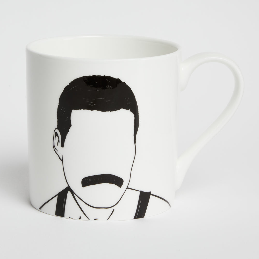 Rock icon star bone china mug single mug