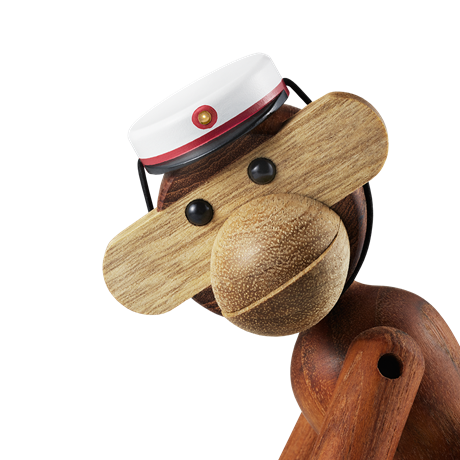 Kay Bojesen wooden Figure Hat Small Cap 3.5cm ( red or blue )