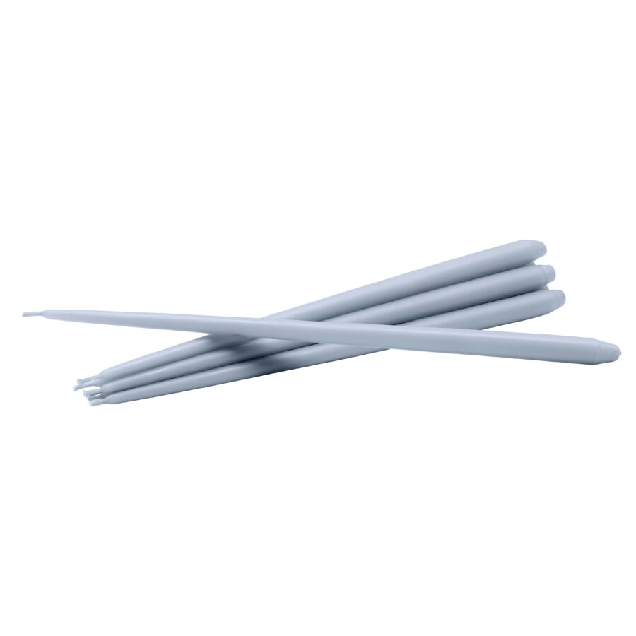 STOFF Nagel candles by Ester&Erik box w/6 pcs, sky blue