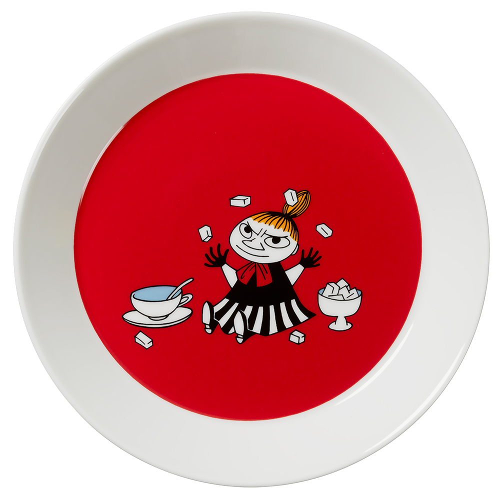 MOOMIN CLASSICS  Plate 19cm  / 7.5" Little My red