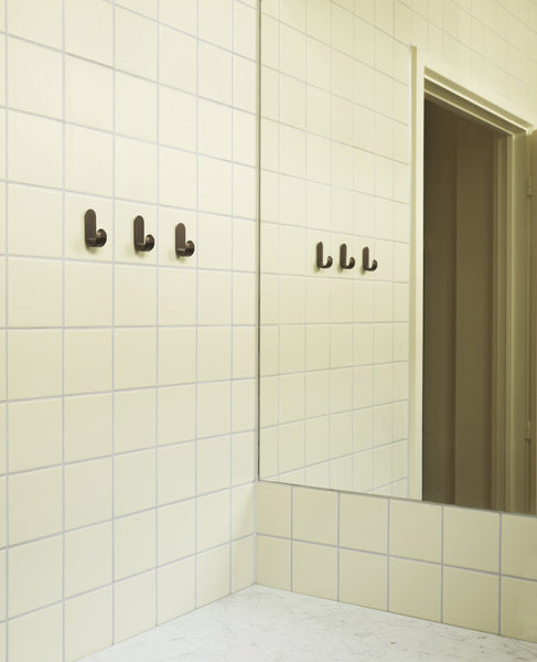 Curve Mini Hooks (2 pcs) Matt silver