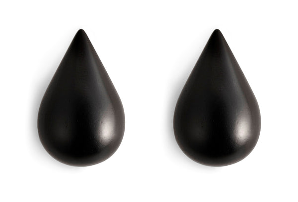 Dropit Hooks Small - 2 pcs Black