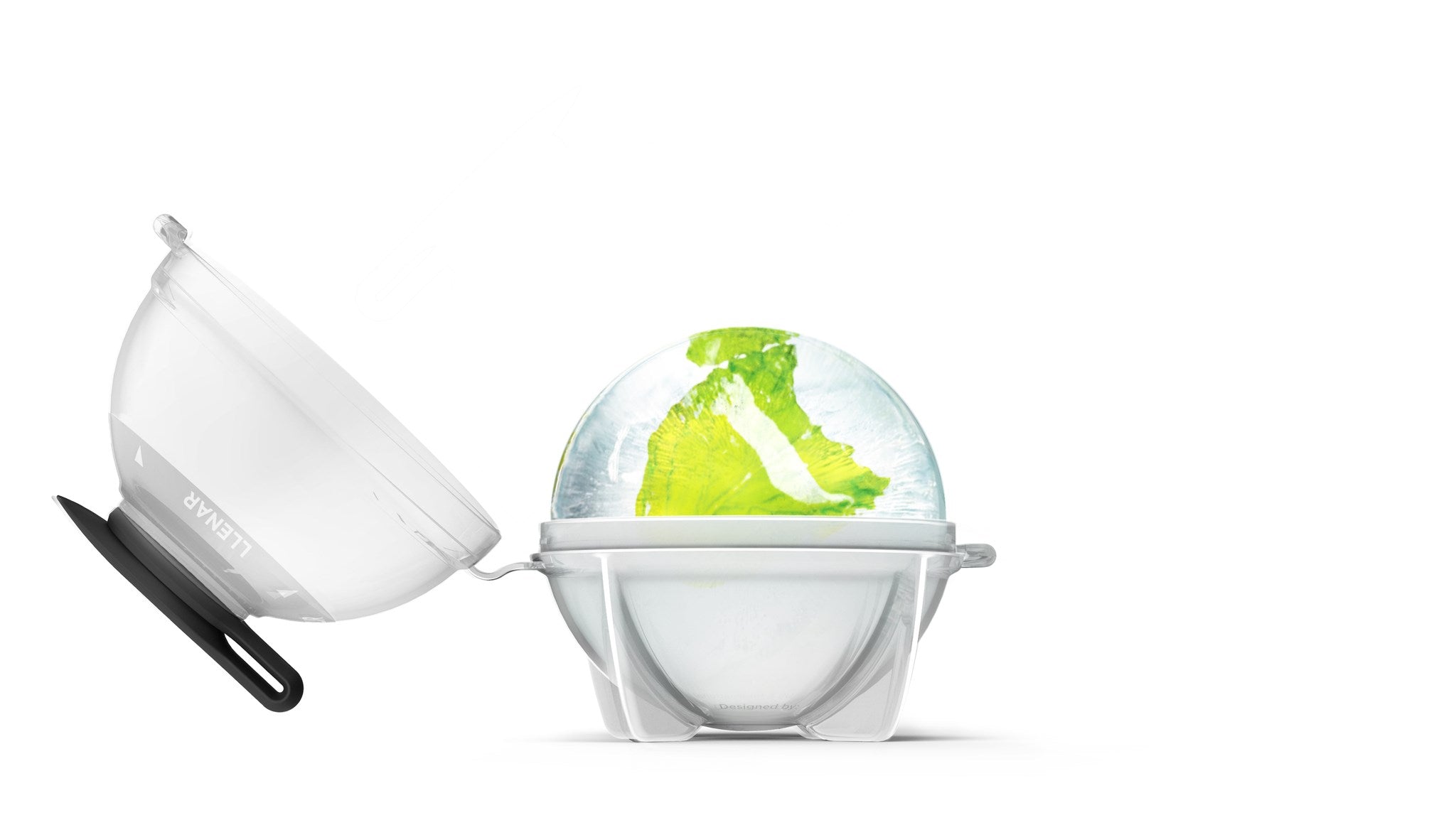 Ice Balls 4/ST  Black D6.8x6.8cm/2.7x2.7"