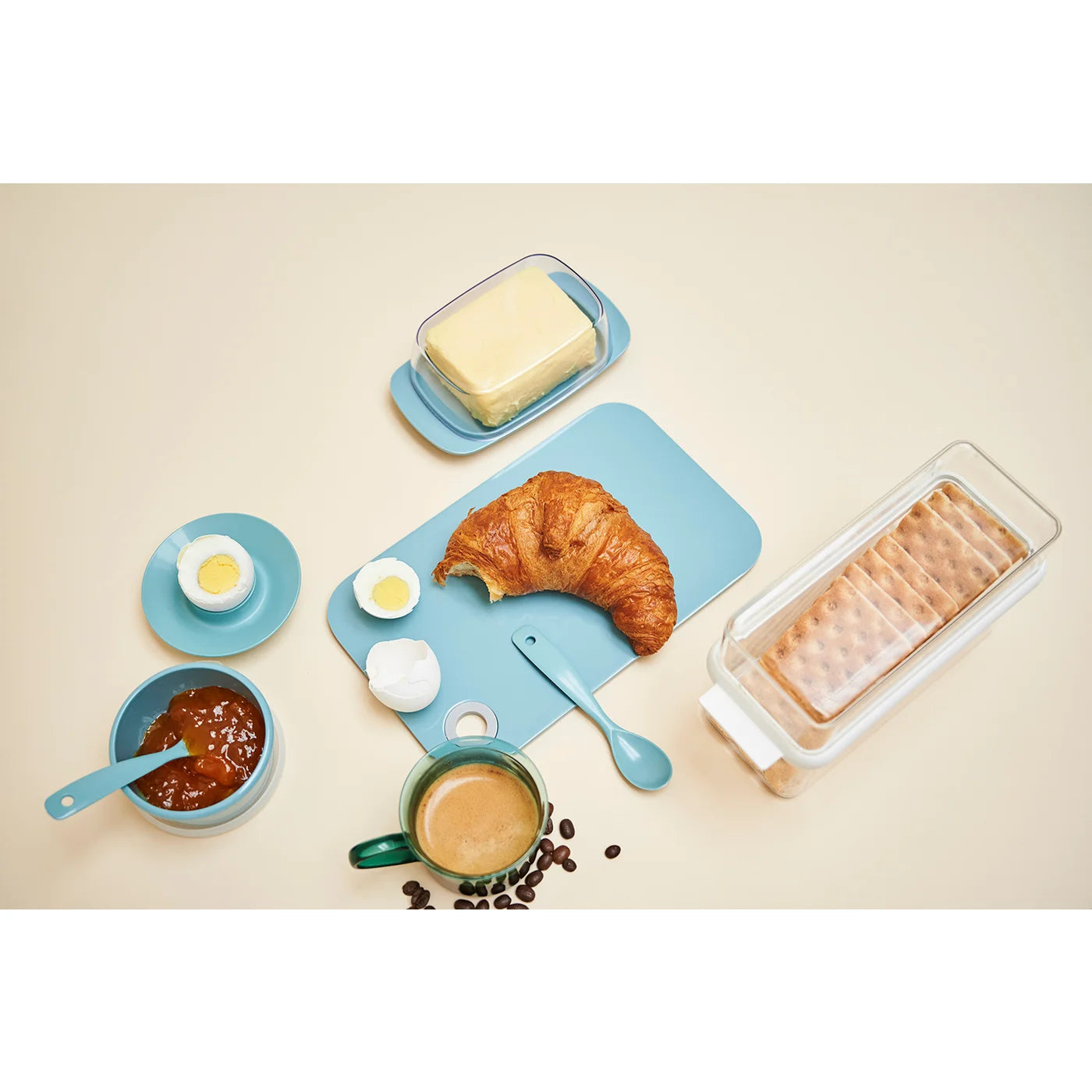 Butter Dish 17x10x6cm/7x4x2.5” Nordic Blue