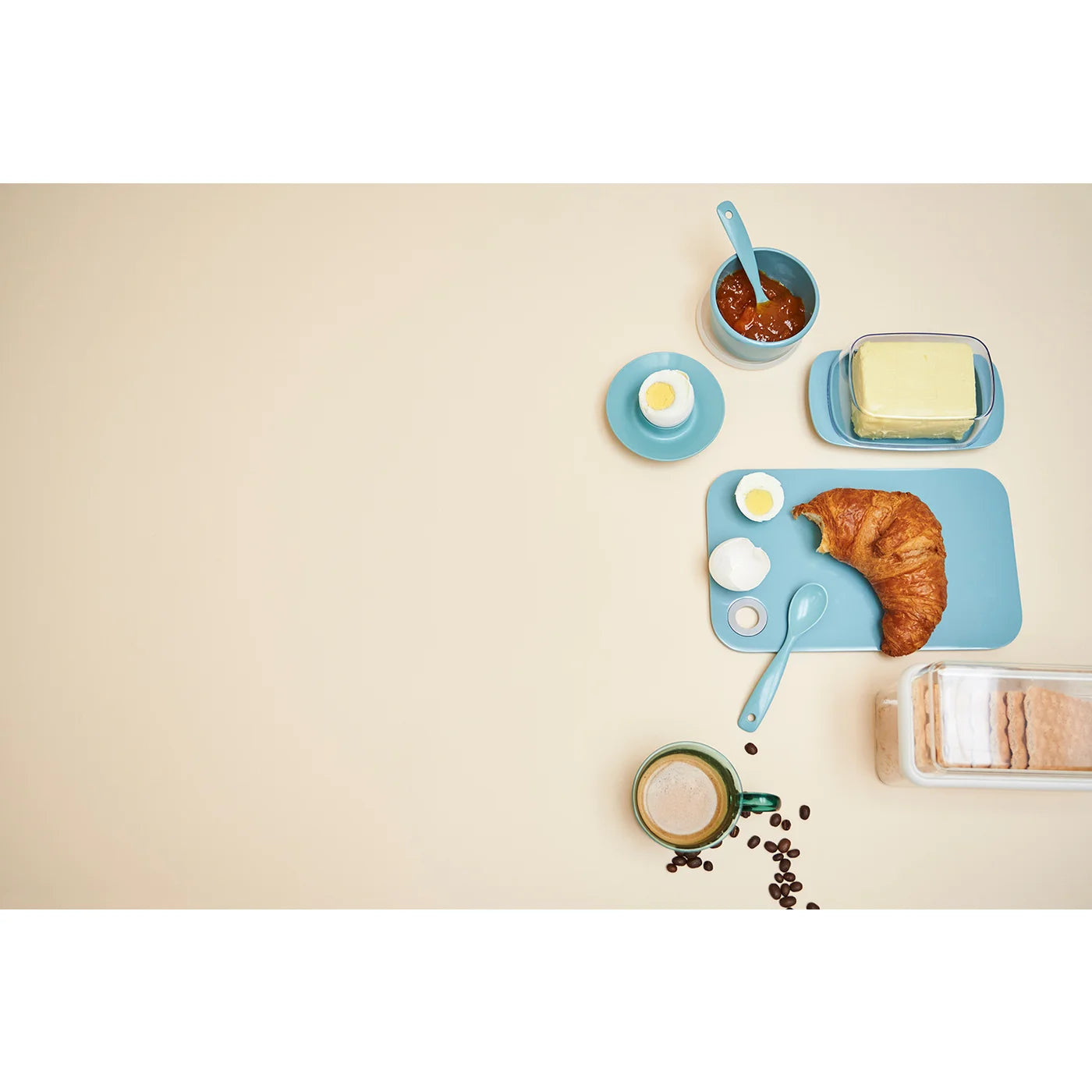 Butter Dish 17x10x6cm/7x4x2.5” Nordic Blue