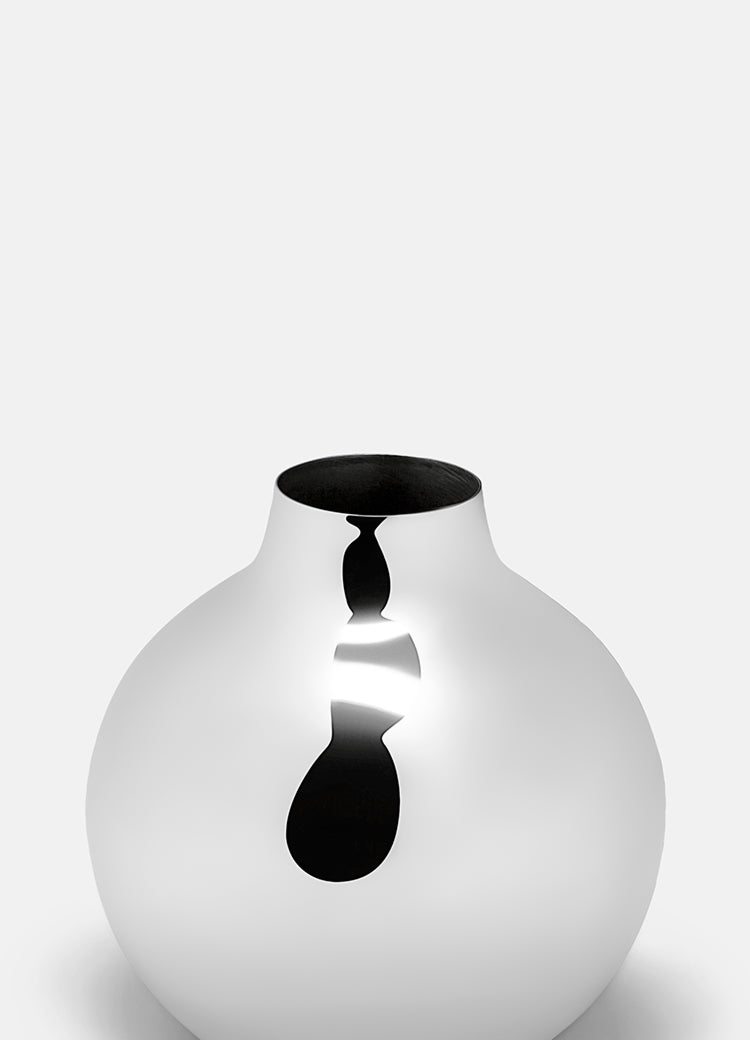 Boule Vase Mini - Silver plated