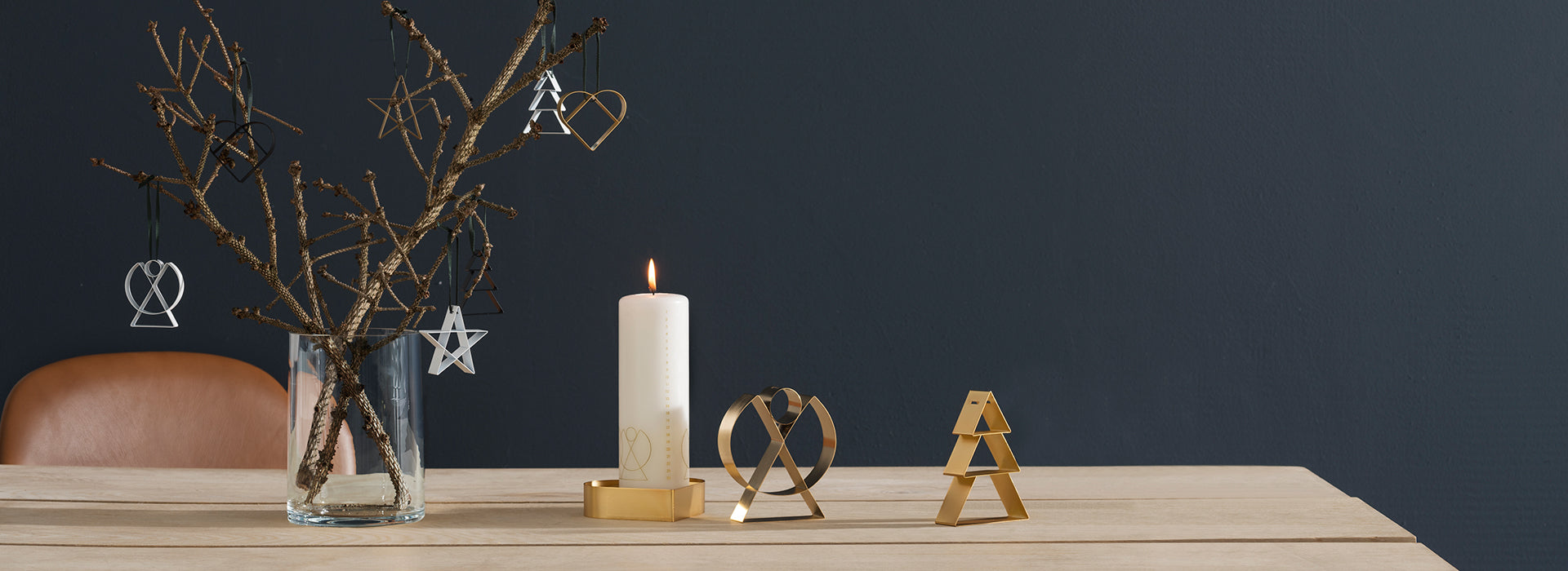 Christmas Figura ornament Angel - black*