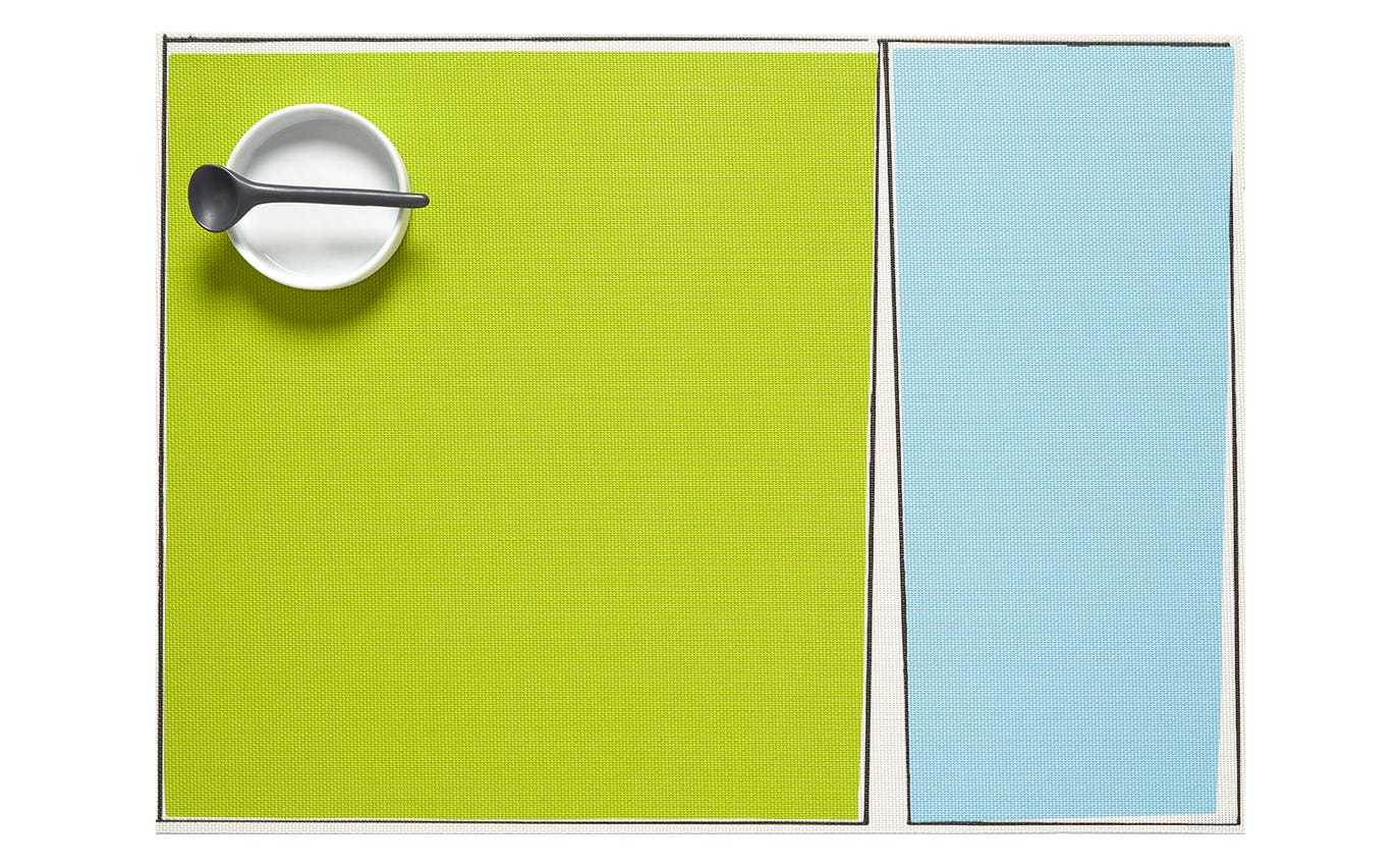 * SALE Chilewich Placemat Rectangle Freehand Salsa