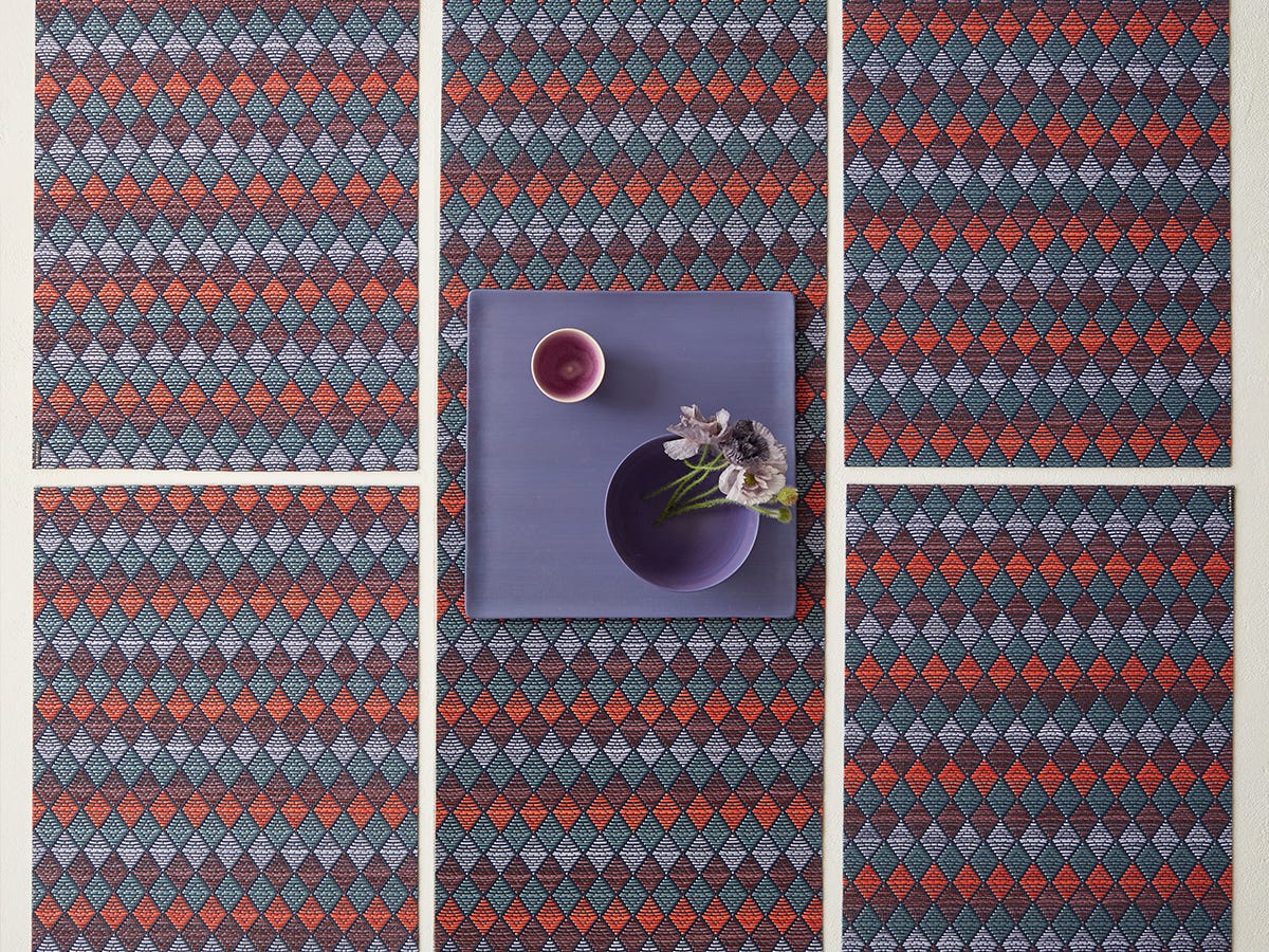 Chilewich Placemat Rectangle 14x19" Kite Gemstone *