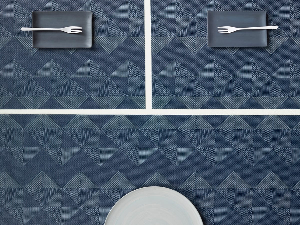 Chilewich Placemat Rectangle 14x19" Quilted Ink