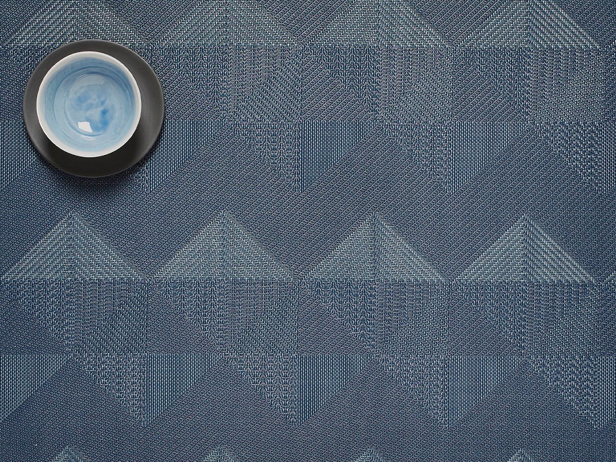 Chilewich Placemat Rectangle 14x19" Quilted Ink