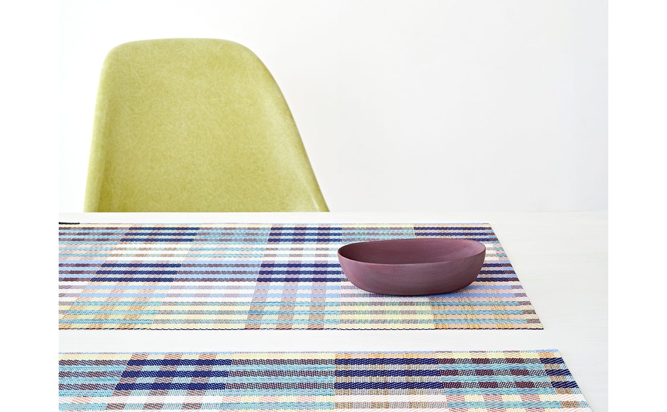 *SALE Chilewich Placemat Rectangle 14x19" Rhythm