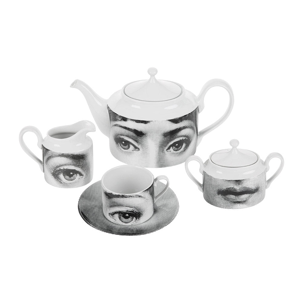 Fornasetti Tea cup Tema e Variazioni n°1 black/white