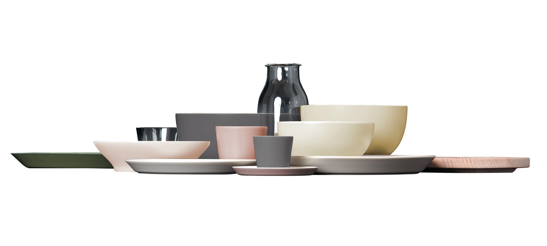 DC03/77 B Tonale Mini-plate in stoneware - black