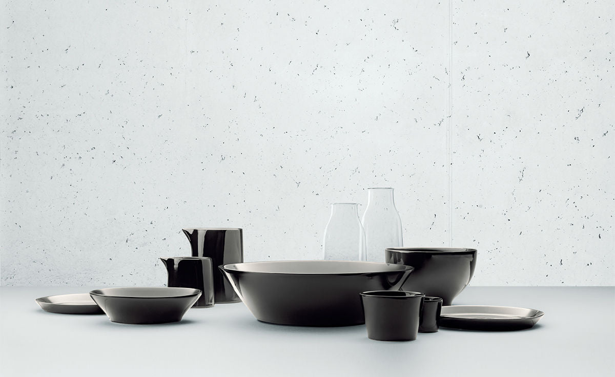 DC03/2 B Tonale SOUP PLATE -black