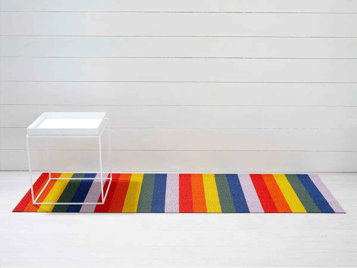 Shag Runner Mat Pride Stripe  24"x72"