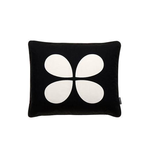Pappelina Cushion / pillow for indoor and outdoor use Aki Black