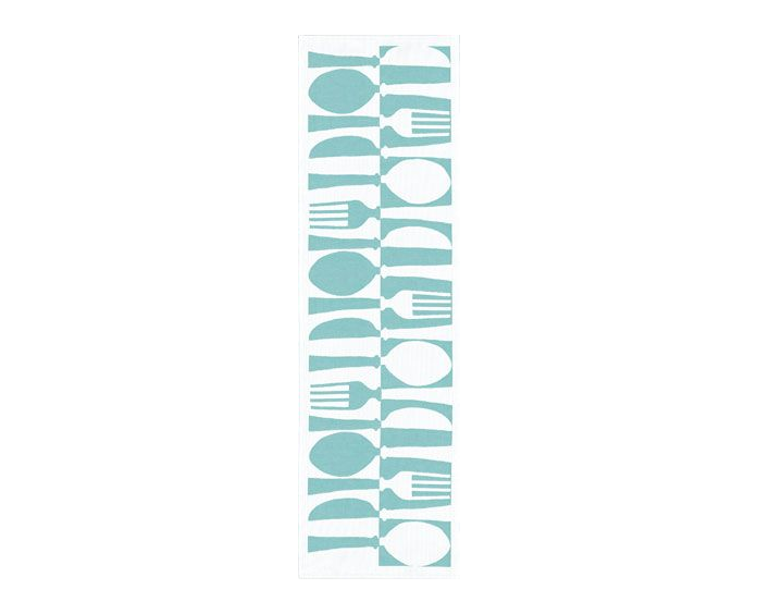 Table runner 35x125 cm turquoise Tinas Bestick