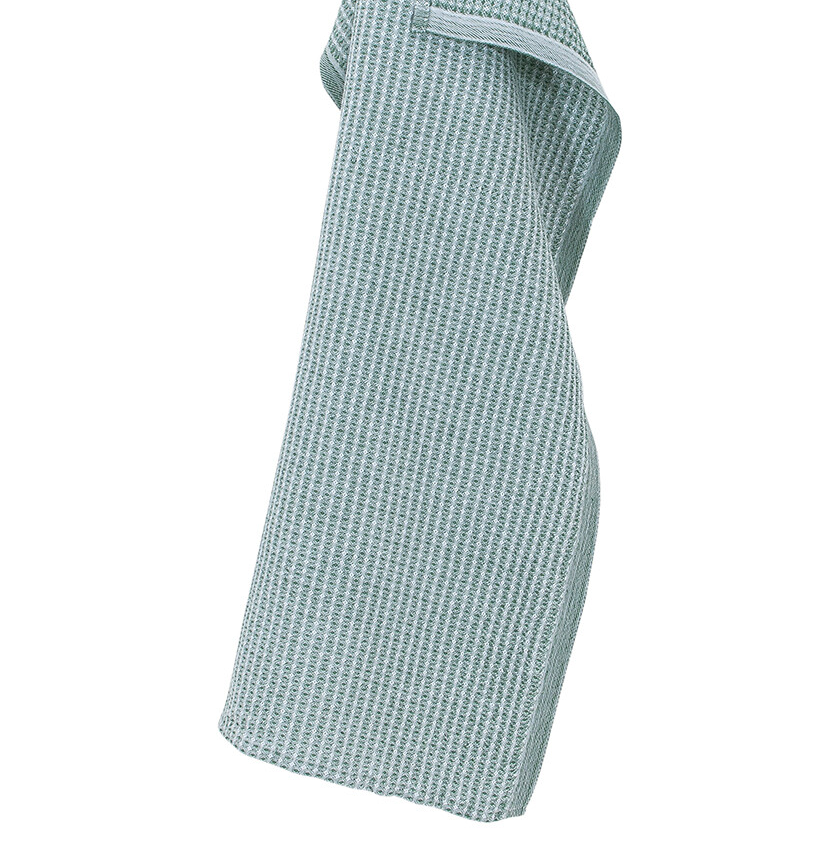 MAIJA dishcloth ( 59/white-aspen green, 25 x 32 cm)