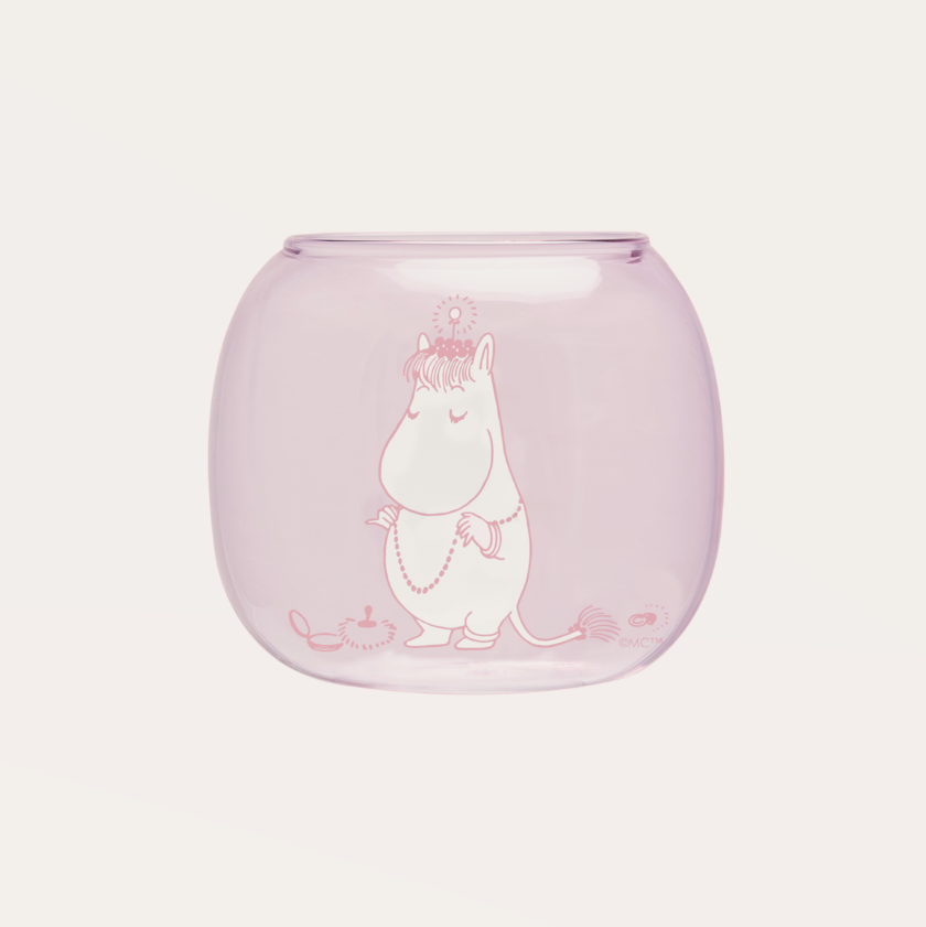 MOOMIN TEA LIGHT HOLDER SNORKMAIDEN, PINK